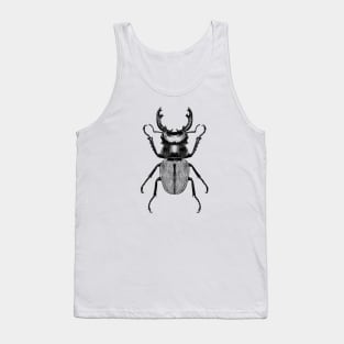 Old style drawing of Stag beetle Tank Top